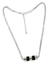 Obsidian pendant necklace, 'Synergy' - Sterling Obsidian Necklace (image 2a) thumbail