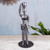 Recycled metal statuette, 'Brave Policeman' - Recycled Metal Statuette from Peru (image 2) thumbail