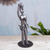 Recycled metal statuette, 'Brave Policeman' - Recycled Metal Statuette from Peru (image 2b) thumbail