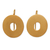 Gold plated drop earrings, 'Golden Aura' - Gold Plated Earrings Peru Artisan Jewelry (image 2a) thumbail
