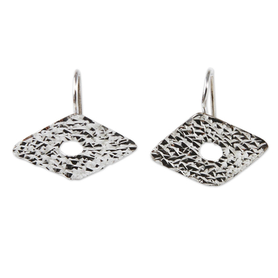Hand Made Andean Jewelry Sterling Silver Earrings