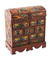Wood and leather jewelry box, 'Bird of Paradise' - Colonial Hand Tooled Leather Jewelry Chest thumbail