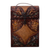 Mohena and leather wine case, 'Colonial Vineyard' - Handcrafted Tooled Leather Wine Case (image 2c) thumbail