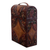 Mohena and leather wine case, 'Colonial Vineyard' - Handcrafted Tooled Leather Wine Case (image 2d) thumbail