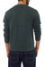 Men's cotton cardigan sweater, 'Villa Nueva' - Andes Men's Green Cotton Cardigan Sweater (image 2b) thumbail