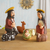 Ceramic nativity scene, 'The Holy Family in Peru' (7 pieces) - 7 Piece Ceramic Nativity Scene from Peru thumbail