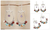 Agate and amethyst chandelier earrings, 'Color Bouquet' - Cultured Pearl and Gemstone Chandelier Earrings thumbail