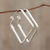 Sterling silver hoop earrings, 'Goddess of Fertility' - Modern Handmade Silver Hoop Earrings thumbail