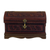 Mohena wood and leather jewelry box, 'Dark Inca Sea' - Dark Brown Leather Jewelry Chest from Peru (image 2c) thumbail