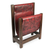 Leather and cedarwood magazine rack, 'Historic Elegance in Red' - Handcrafted Leather and Cedar Wood Magazine Rack (image 2b) thumbail