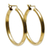 Gold vermeil hoop earrings, 'Minimalist Magic' - Classic Gold Vermeil Hoop Earrings