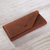 Leather wallet, 'Inca Hummingbird' - Women's Peruvian Hand Made Leather Wallet thumbail