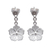 Sterling silver dangle earrings, 'Filigree Flowers' - Handmade Andean Floral Sterling Silver Filigree Earrings thumbail