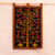 Wool tapestry, 'Wildlife' - Handmade Orange and Black Andean Wool Tapestry (image p226040) thumbail
