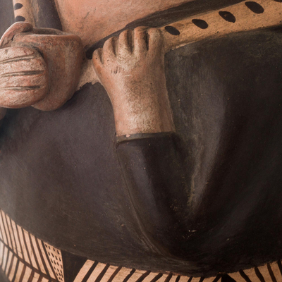 Keramikfigur - Handgefertigte Museumsreplik einer Moche-Keramikfigur