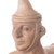 Estatuilla de cerámica, 'Moche Surfer' - Réplica de museo hecha a mano de estatuilla de cerámica Moche