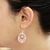 Sterling silver filigree earrings, 'Junin Glam' - Sterling Silver Filigree Earrings from Peru (image 2c) thumbail