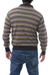 Men's 100% alpaca pullover sweater, 'Dark Grey Heights' - Men's 100% Alpaca Pullover Sweater with Turtleneck (image 2d) thumbail