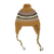 100% alpaca chullo hat, 'Andes Charisma' - Hand Knit Alpaca Patterned Chullo Hat with Earflaps (image 2d) thumbail