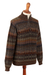 Men's 100% alpaca sweater, 'Traveler' - Peruvian 100% Alpaca Men's Sweater with Zipper (image 2d) thumbail