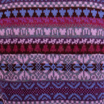 100% alpaca sweater, 'Purple Poppy' - Knit 100% Alpaca Snowflake Pattern Pullover Sweater
