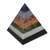Gemstone pyramid, 'Positive Spirituality' - Artisan Crafted Seven Gem Pyramid Sculpture from the Andes thumbail