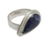 Sodalite cocktail ring, 'Gift of Life' - Hand Crafted Sterling Silver and Sodalite Cocktail Ring (image 2a) thumbail