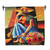 Wool tapestry, 'Woman of the Flowers' - Handwoven Cubist Style Andean Wool Tapestry from Peru (image 2a) thumbail