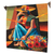 Wool tapestry, 'Woman of the Flowers' - Handwoven Cubist Style Andean Wool Tapestry from Peru (image 2b) thumbail