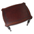 Mohena and leather accent table, 'Chestnut' - Andean Artisan Crafted Hardwood and Leather Accent Table (image 2b) thumbail