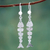 Sterling silver dangle earrings, 'Pacific Seas' - Fish Sterling Silver Earrings Handmade jewellery from Peru thumbail