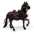 Zederskulptur, 'Peruanisches Wanderpferd' - Peruanische handgeschnitzte Paso-Pferd-Skulptur aus Zedernholz