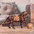 Cedar sculpture, 'Peruvian Walking Horse' - Hand Carved Peruvian Paso Horse Cedar Wood Sculpture (image 2j) thumbail