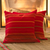 Alpaca blend cushion covers, 'Peruvian Cherry' (pair) - Red Alpaca Blend Hand Woven Cushion Cover Pair thumbail