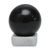 Onyx sphere, 'Dark Night' - Andean Onyx Artisan Crafted Stone Sculpture and Stand thumbail