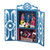 Wood retablo, 'Blue Andean Christmas' - Handcrafted Christian Theme Christmas Retablo Diorama (image 2c) thumbail
