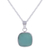 Opal pendant necklace, 'Window' - Handcrafted Andean Sterling Silver Necklace with Opal thumbail