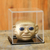 Ceramic sculpture, 'Golden Head' - Ceramic Miniature Sipan Replica Sculpture