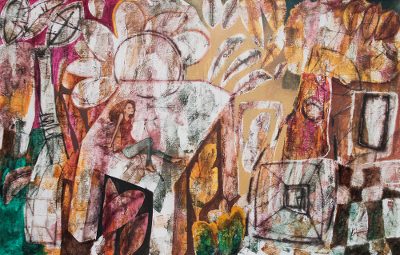 'Visualizing Life' (2015) - Original Oil on Canvas Painting Signed Fine Arts from Peru