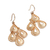 Gold vermeil filigree chandelier earrings, 'Raindrop Cascade' - Gold Vermeil Handcrafted Filigree Chandelier Earrings (image 2c) thumbail