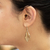 Gold vermeil filigree dangle earrings, 'Emerging' - Handcrafted Filigree Gold Vermeil Earrings (image 2g) thumbail