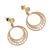 Gold plated filigree dangle earrings, 'Tondero Dancer' - Gold Plated Filigree Earrings Handcrafted in Peru (image 2b) thumbail