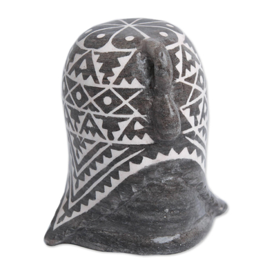 Steinkrippe - Einzigartige Krippe aus Alabasterstein mit Chullo-Hut