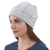 100% alpaca hat, 'Mist' - Soft Grey Hand Knitted Cable Stitch Alpaca Hat (image 2d) thumbail