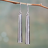Sterling Silver Earrings Peruvian Artisan Crafted Jewelry,'Beaming'