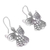 Sterling silver dangle earrings, 'Cajamarca Angels' - Angelic Sterling Silver Earrings in Openwork Jewelry (image 2b) thumbail