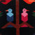 Wool tapestry, 'Swallows in the Night' - Andean Birds on Black Handwoven Wool Tapestry (image 2b) thumbail