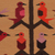 Wool tapestry, 'Brown Birds in Eden' - Andean Wool Tapestry in Browns Handwoven with Birds