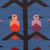 Wool tapestry, 'Swallows in the Sky' - Andean Artisan Handwoven Blue Wool Tapestry (image 2b) thumbail