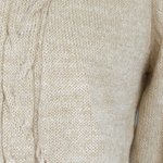 Alpaca blend cardigan, 'Beige Beauty' - Peru Beige Alpaca Blend Open Front Women's Cardigan Sweater